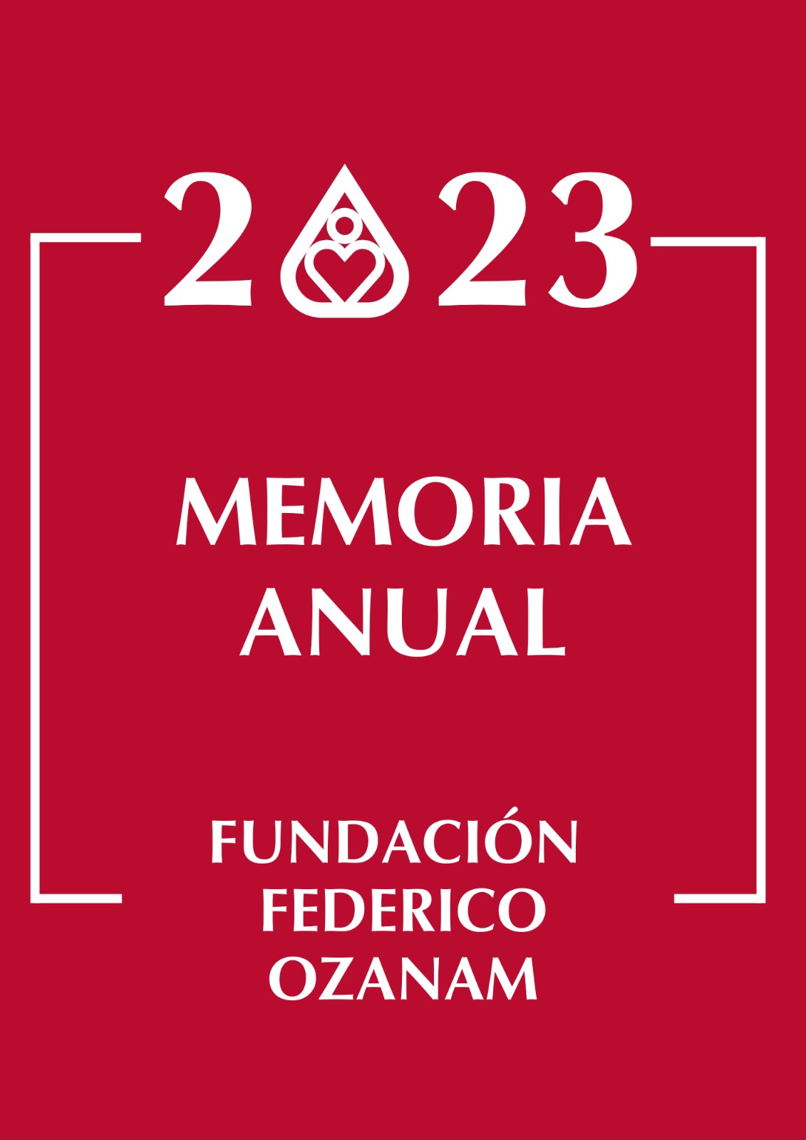 Portada Memoria Ozanam 2023