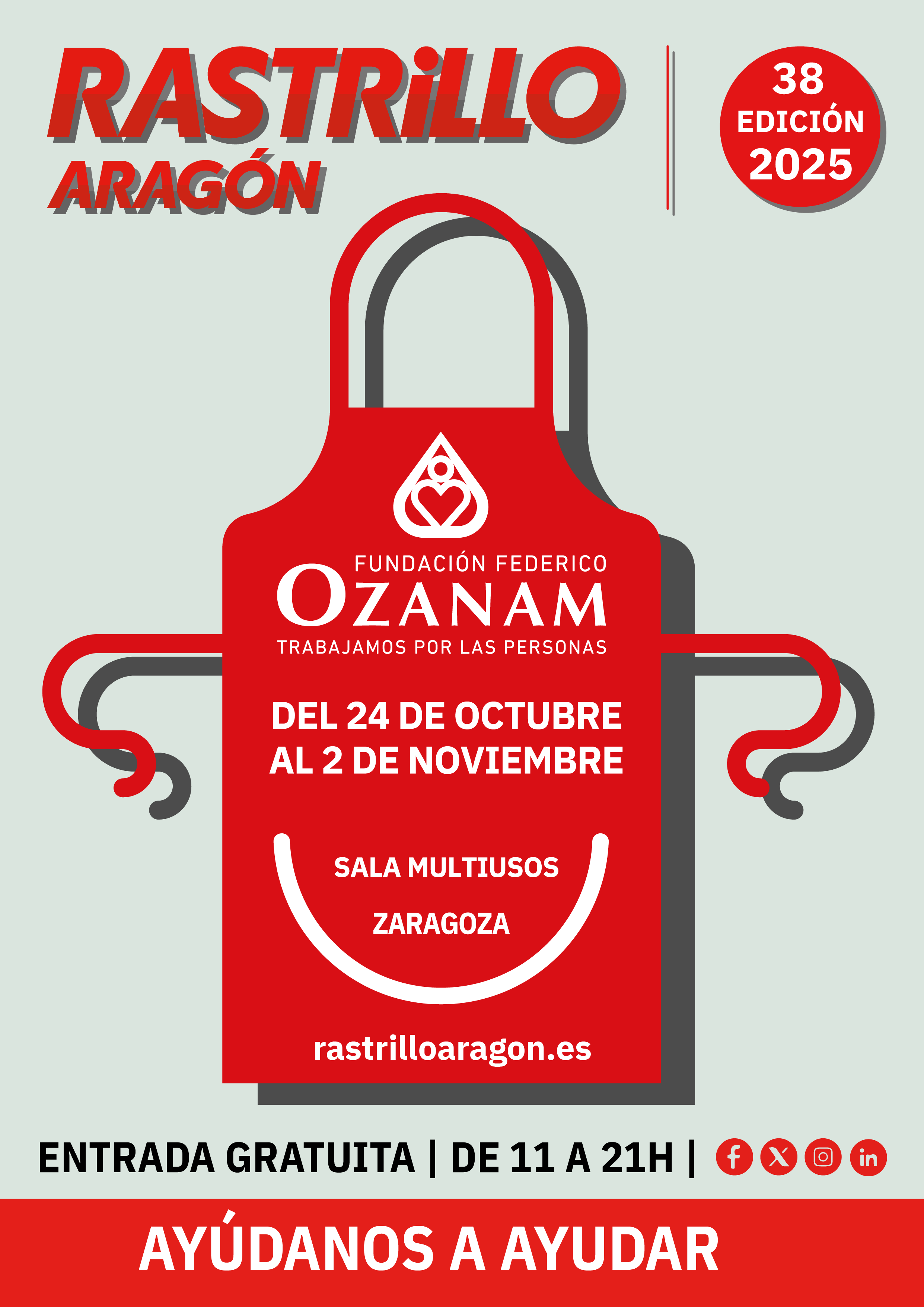 Cartel Rastrillo Aragón 2025