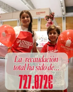 El Rastrillo Aragón supera su récord de recaudación con más de 700.000 euros gracias a la solidaridad de la ciudadanía aragonesa